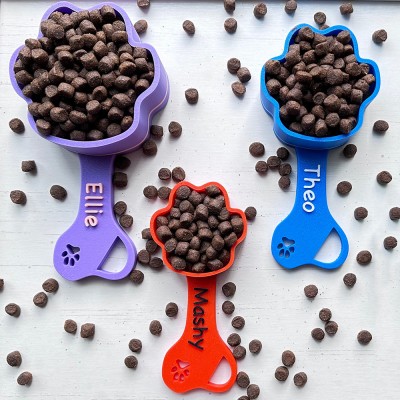 Personalized Pet Food Scoop Gift Idea For Dog Lover