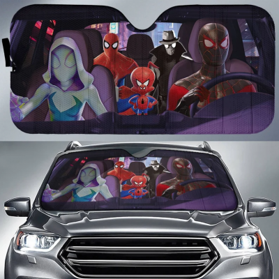 Ghost Spider Halloween Car Sunshade