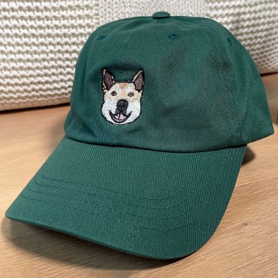 Personalized EMBROIDERED Pet Hat Using Pet Photo - Classic