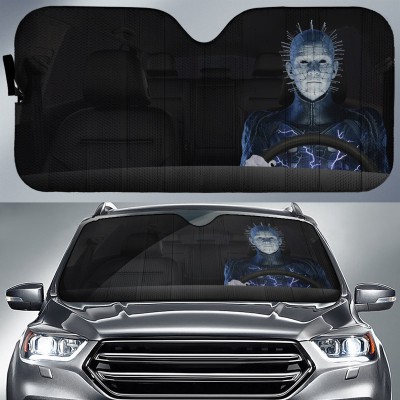 Pinhead Car Sunshade Horror Movie Halloween Car Sunshade