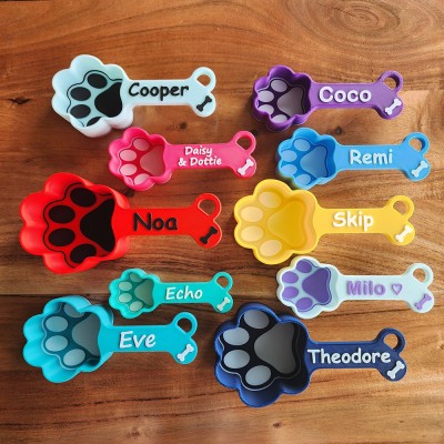 Personalized Dog Food Scoop Gift Idea For Dog Lover